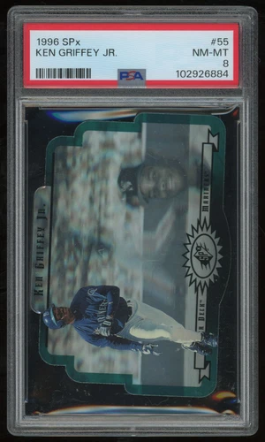 KEN GRIFFEY JR. 1996 SPX #55 PSA 8