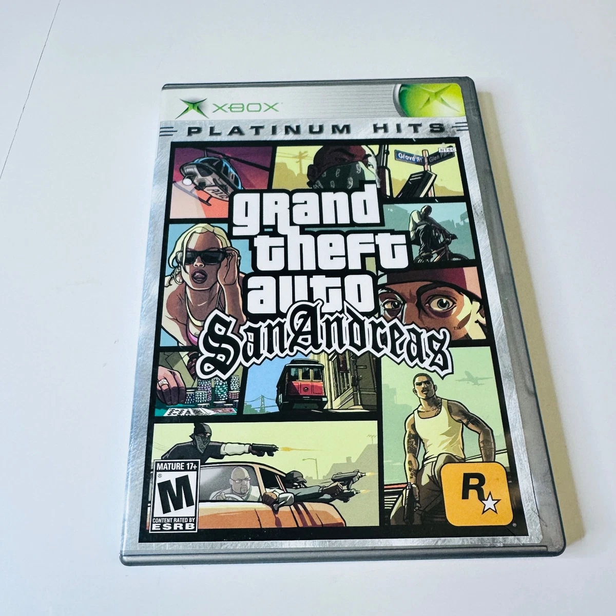 GTA San Andreas Xbox – Version Promo, Blister Scellé, Wata 9.6, édition UK