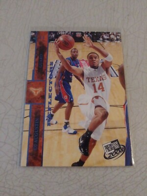 2008 D.J. AUGUSTIN PRESS PASS #1 REFLECTORS ROOKIE RC CARD ORLANDO MAGIC PWE