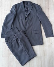 Anzug Gr. 102 Studio Coletti grau Nadelstreifen 1xgetragen-noch wie neu