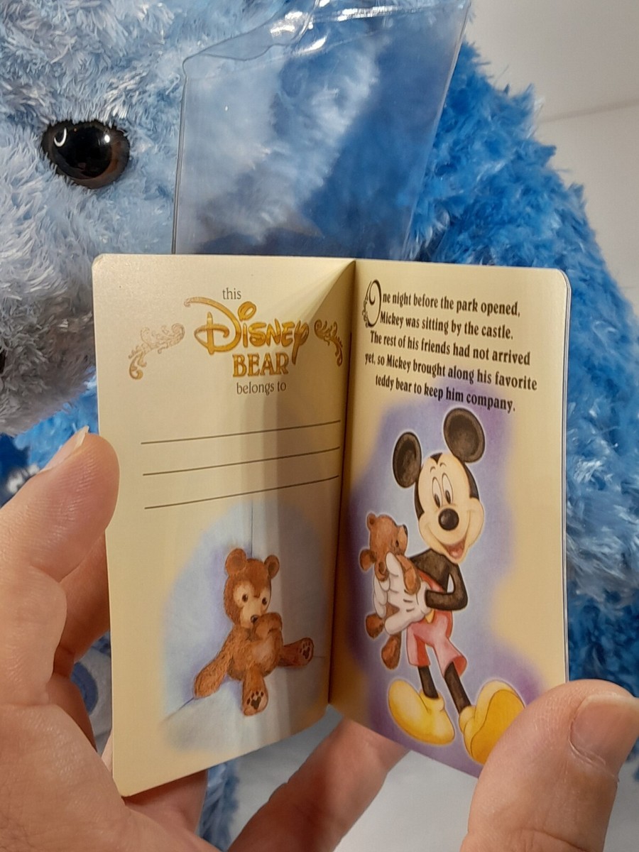 Walt Disney World Pre Duffy Disney Bear Blue Hidden Mickey Plush