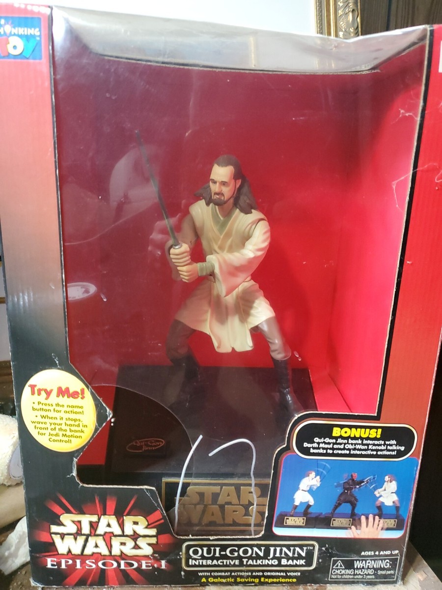 ThinkWay Toys Star Wars Episode 1 Qui-Gon Jinn Interactive
