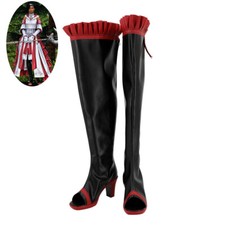 White mage Shoes Final Fantasy XIV Cosplay Boots customized boots FF14
