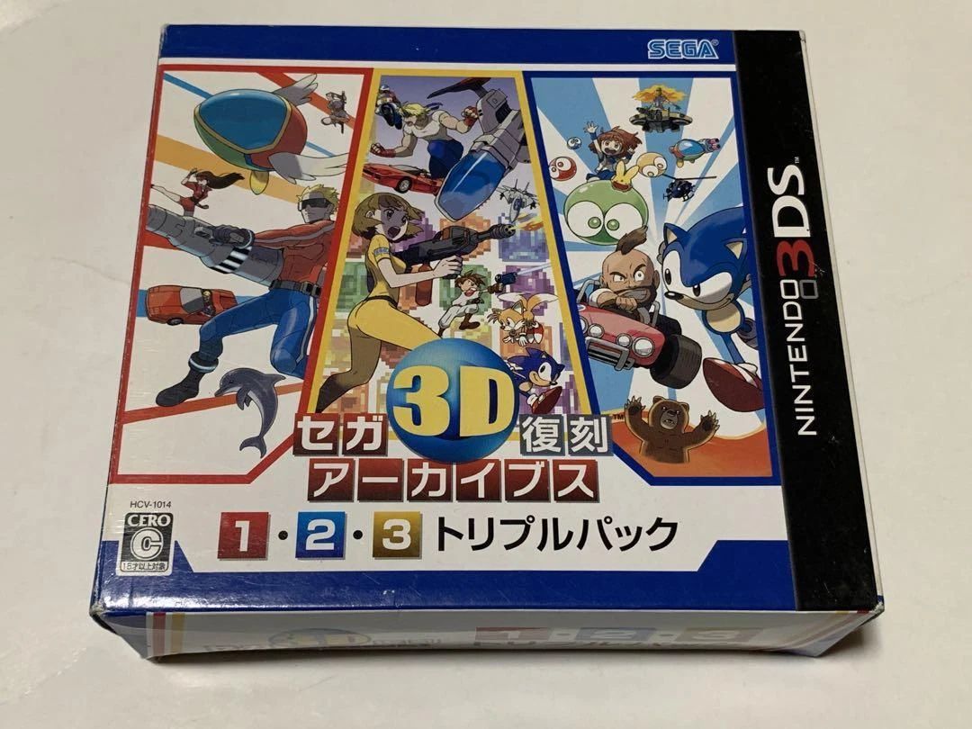 Sega 3D Classics Collection 1 2 3 Triple Pack Archives Nintendo