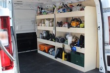Renault Trafic Traffic LWB 2015+ Van Racking FULL DRIVER SIDE Storage Shelving