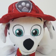 Spin Master Plush Paw Patrol Talking Marshall Toy Doll Dalmation 8" SEE VIDEO