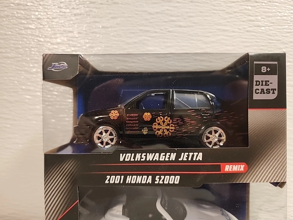 JADA TOYS 1/32 Volkswagen Jetta y Honda S2000 Coche de Película Rápido y Furioso ¡Lote de 2! Foto 3 de 4