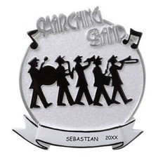 Personalized Marching Band Christmas Ornament