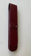 Montblanc Meisterstuck Vintage Bordeaux Red Leather Fountain Pen Case 146 size