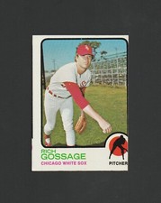 1973 Topps Rich Goose Gossage RC #174 ~~ White Sox Yankees HOF ~~  Miscut Error