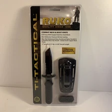 Ruko RUK0098-CS 440A 3" Fixed Blade Neck/Boot Knife Glass Reinforce Nylon Handle