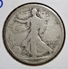 1917 d walking liberty half dollar obverse mint mark