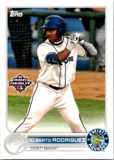 2022Topps Pro Debut#PD-183Alberto RodriguezEverett AquaSox