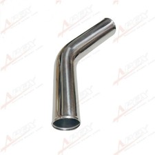 Universal Aluminum 45degree Pipe 4 Od For Intake Turbo Intercooler 600mm Length Universal Aluminum 45degree Pipe 4 Od For Intake Turbo Intercooler 600mm Length
