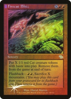 Judgment  MTG FOIL  Firecat Blitz  Magic