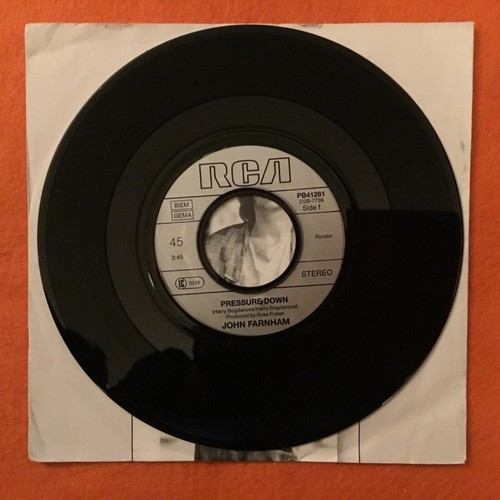 John Farnham- Pressure Down- Let Me Out- RCA Records 7” 1986 - Picture 3 of 3