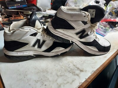 New Balance Shoes Mens 12 Basketball 581 BB581WB White Black