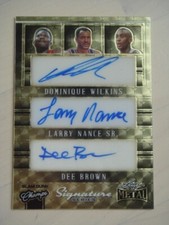 2024 Leaf Metal Dominique Wilkins/Dwight Howard/Mac SLAM DUNK CHAM SIX Auto 1/1