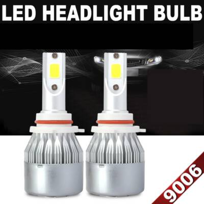 9005+9006+H11 LED Headlight Bulb High/Low Beam Fog Light Set 100W 6000K