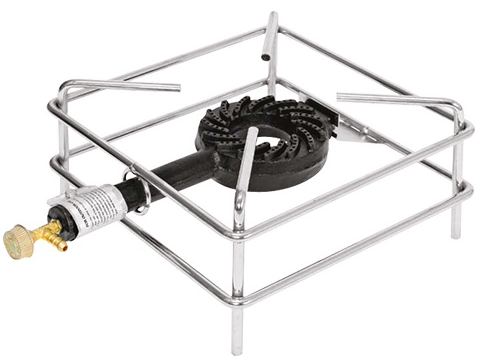 FORNELLONE A GAS 30x30 cromato