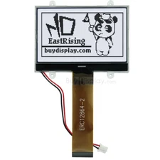 LCD Display,Serial SPI COG Module,3.3V,128x64 Graphic Black White w/Tutorial