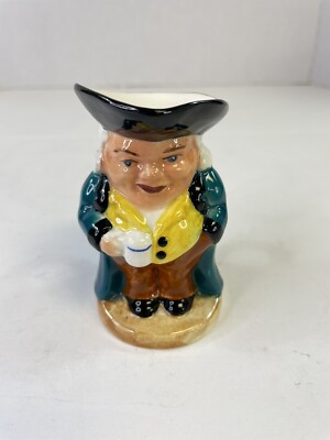 Toby Jug The Poacher Mug Creamer 3 1/2  Tall Made In England Mug Creamer