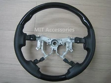 For Toyota TUNDRA 2nd Gen. 2007-2013 Black Piano genuine leather steering wheel