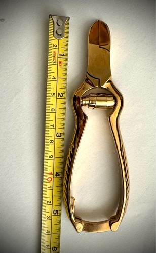 Alicates para uñas Pfeilring 3313G chapados en oro con articulación de regazo - Hechos en Alemania - Imagen 8 de 8