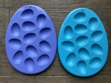 Plastic Easter Egg Trays-Perfect 4 Jello Jiggler Eggs, Easter Eggs, Deviled Eggs