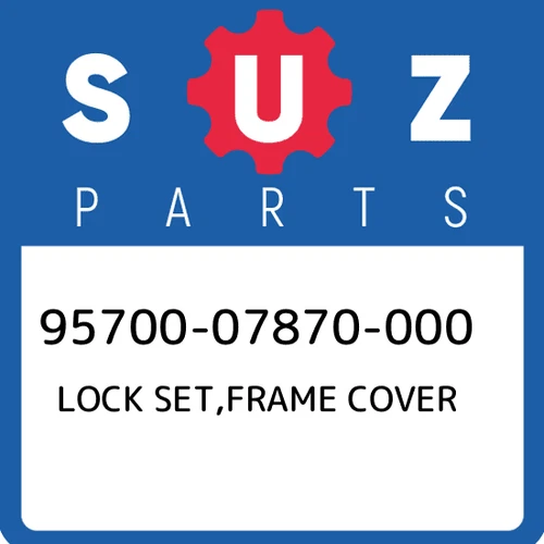 LOCK SET, FRAME COVER