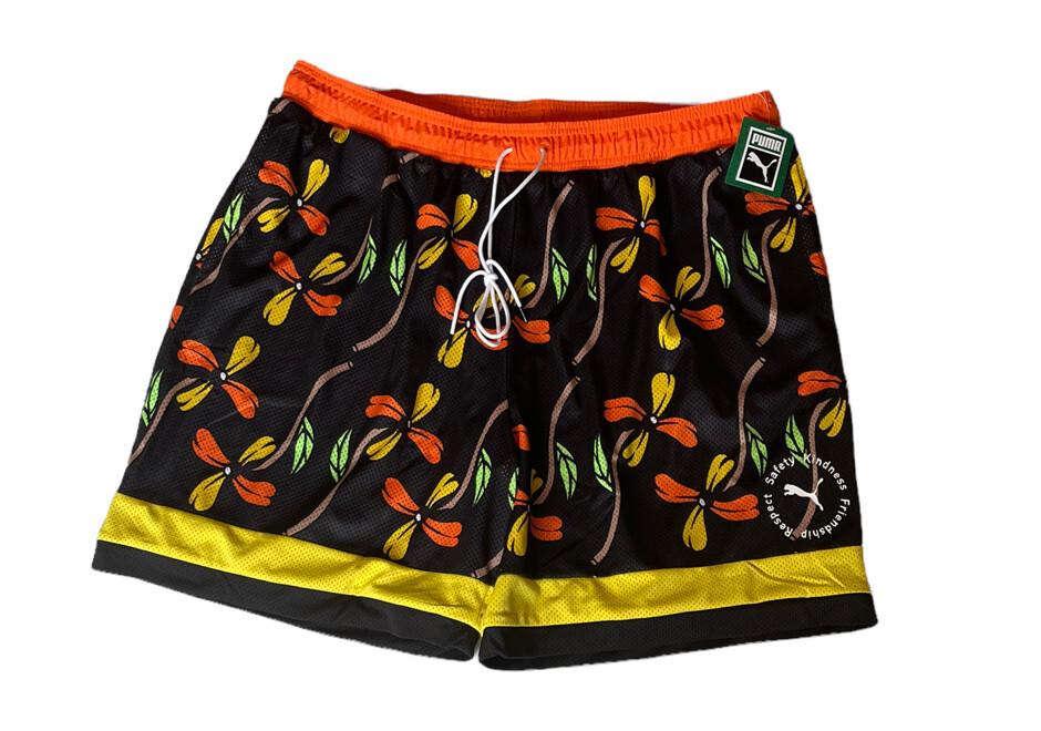 Шорты из сетки с цветочным принтом Puma Court Crush Flower 534271 01 мужские среднего размера 6190₽