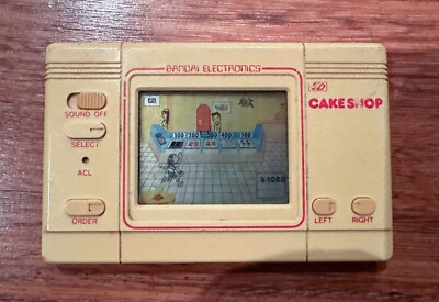Cake Shop - Bandai Electronics Vintage Handheld Console game - Tested