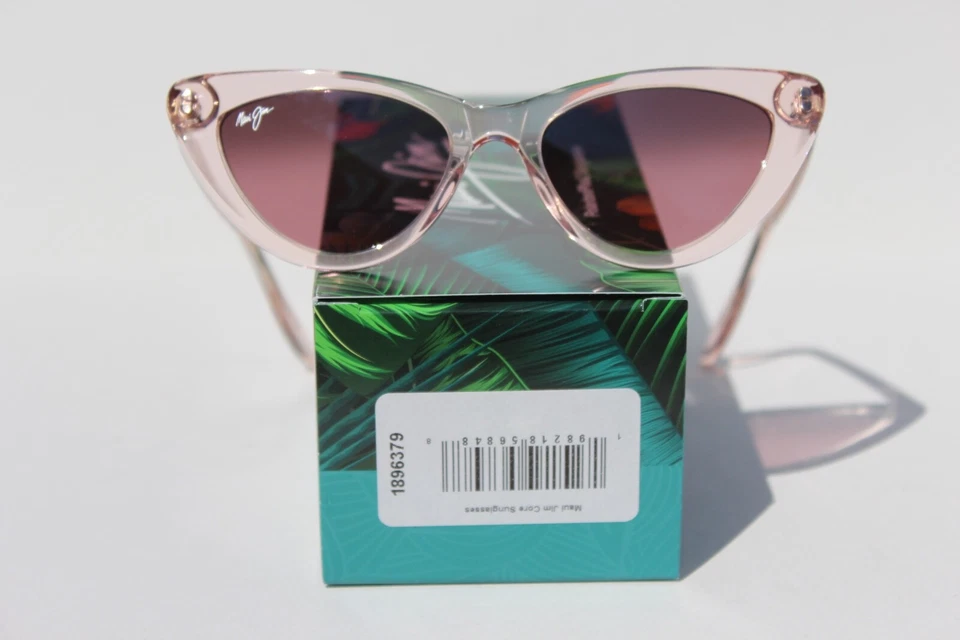 MAUI JIM Lychee POLARIZED Womens Sunglasses RS891-09 Pink/Maui Rose NEW Italy - Image 4 of 4