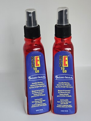 Red-E To Go Frizz Less Weightless Straight Style Spray 8 Fl. oz (LOT OF 2)