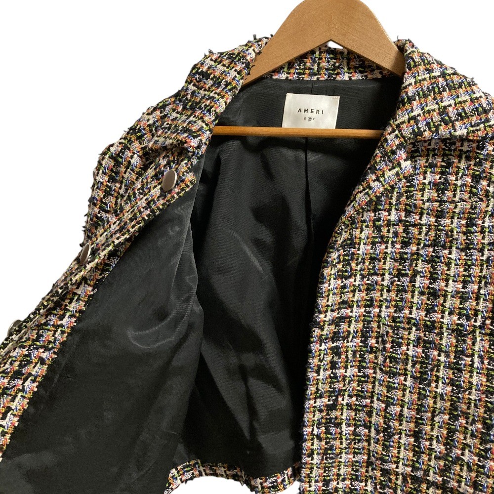 AMERI VINTAGE PLAYFUL TWEED JACKET, Size M, Multi… - image 2