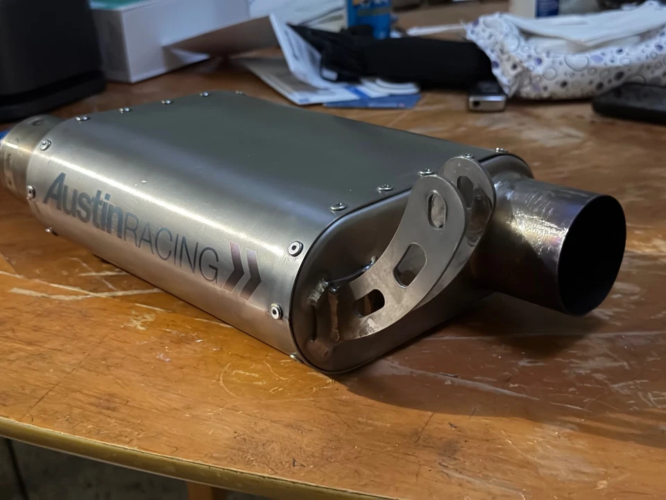 Austin Racing Titanium Mid-Muffler for KTM 1290 Super Duke R 2020-2024 (Slightly - Image 2 of 4