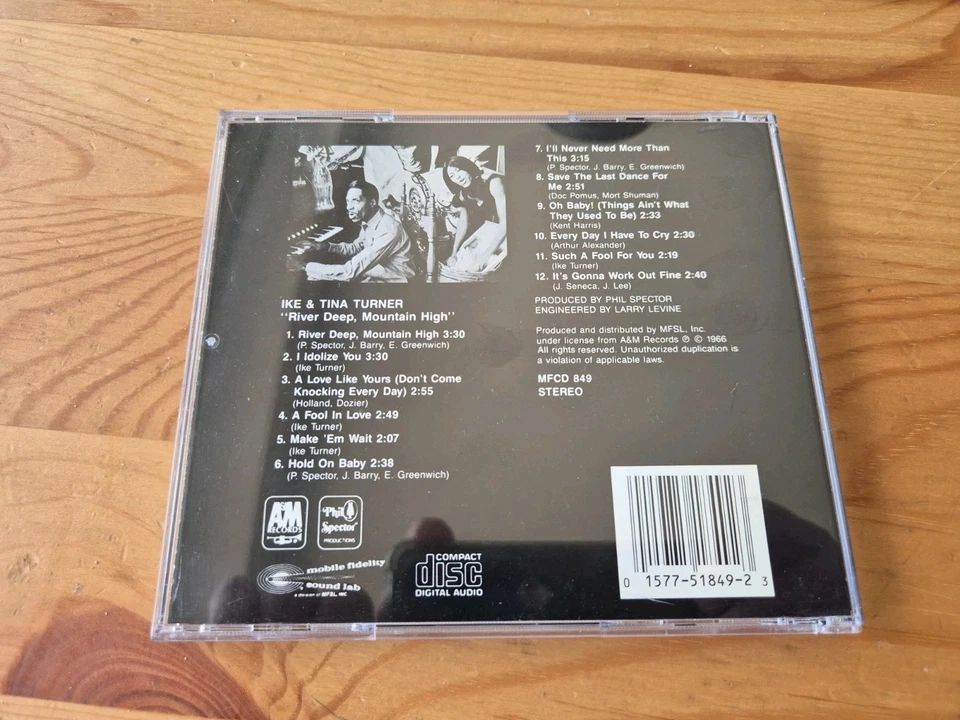 CD Original Master Recording MFCD 849 Ike & Tina Turner River Deep Mountain High - Bild 3 von 4