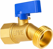 Hose Bib outside Faucet, Female 1/2 NPT X Male 3/4 GHT Thread