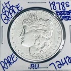 1878 S MORGAN SILVER DOLLAR AUTHENTIC HI GRADE U.S. MINT COIN FREE SHIPPING 7242
