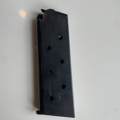 Vintage Colt 1911 Officer Agent Defender .45 ACP 7 Rd Factory Magazine