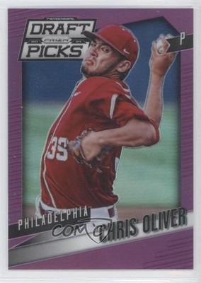 2014 Panini Prizm Perennial Draft Picks Purple 113/149 Chris Oliver #31 0b0