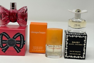 Marc Jacobs Daisy Perfume Mini Gift Set Clinique Happy + Viktor&Rolf Bonbon NEW