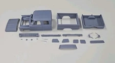 ABS-LIKE RESIN 3D PRINTED 1/25 1969 FORD F-250 CREW CAB BODY WITH SEPARATE HOOD
