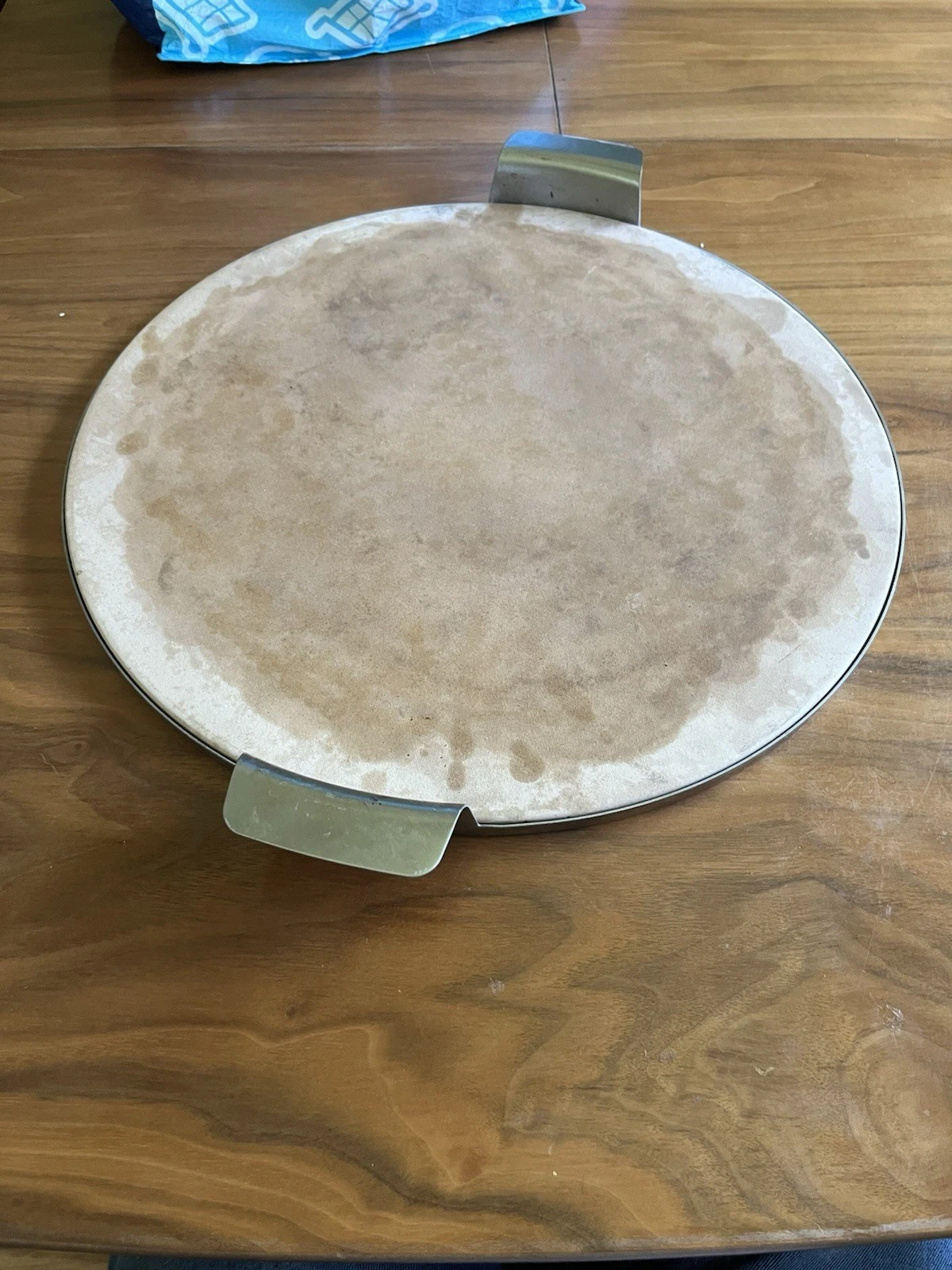 15" Ceramic Pizza Stone & Stainless Steel Tray with Handles - Artisanal Kitchen
Opens in a new windo