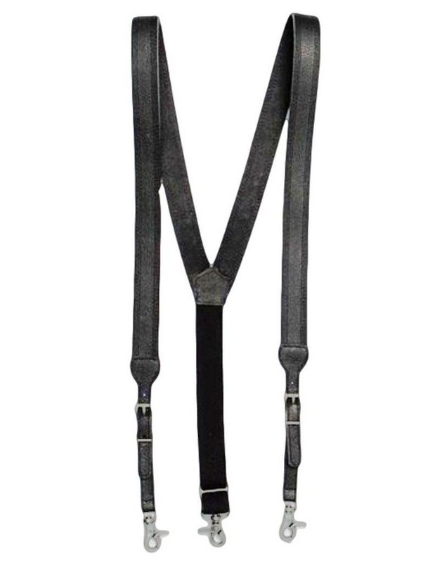 Nocona Western Suspender Men Galluse Embossed Weave XL Black N8512401 CLEARANCE