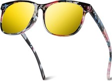 Night Vision Driving Glasses Yellow Lens Anti Glare Polarized Sunglasses Unisex