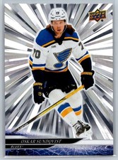 2024-25 Upper Deck Series 2 Outburst #403 Oskar Sundqvist St. Louis Blues
