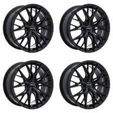 Set of 4 17" Black Alloy Wheel Rims Kit for 2002-2005 Kia Carnival AW0X 5x114.3