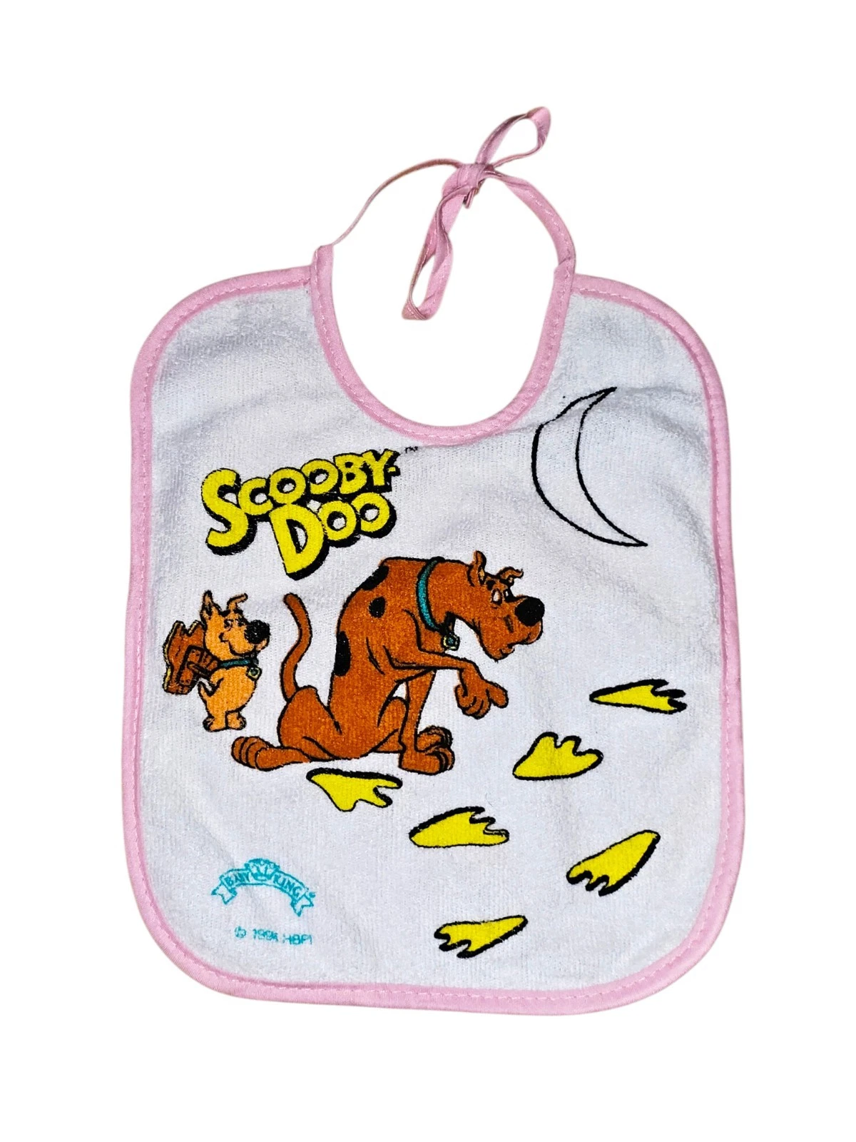 Vintage 1994 Scooby-Doo Scrappy-Doo Baby King Bib for Baby NWOT