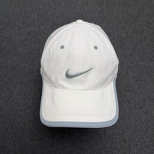 Nike Golf Hat OSFA White Center Swoosh Adjustable Lightweight